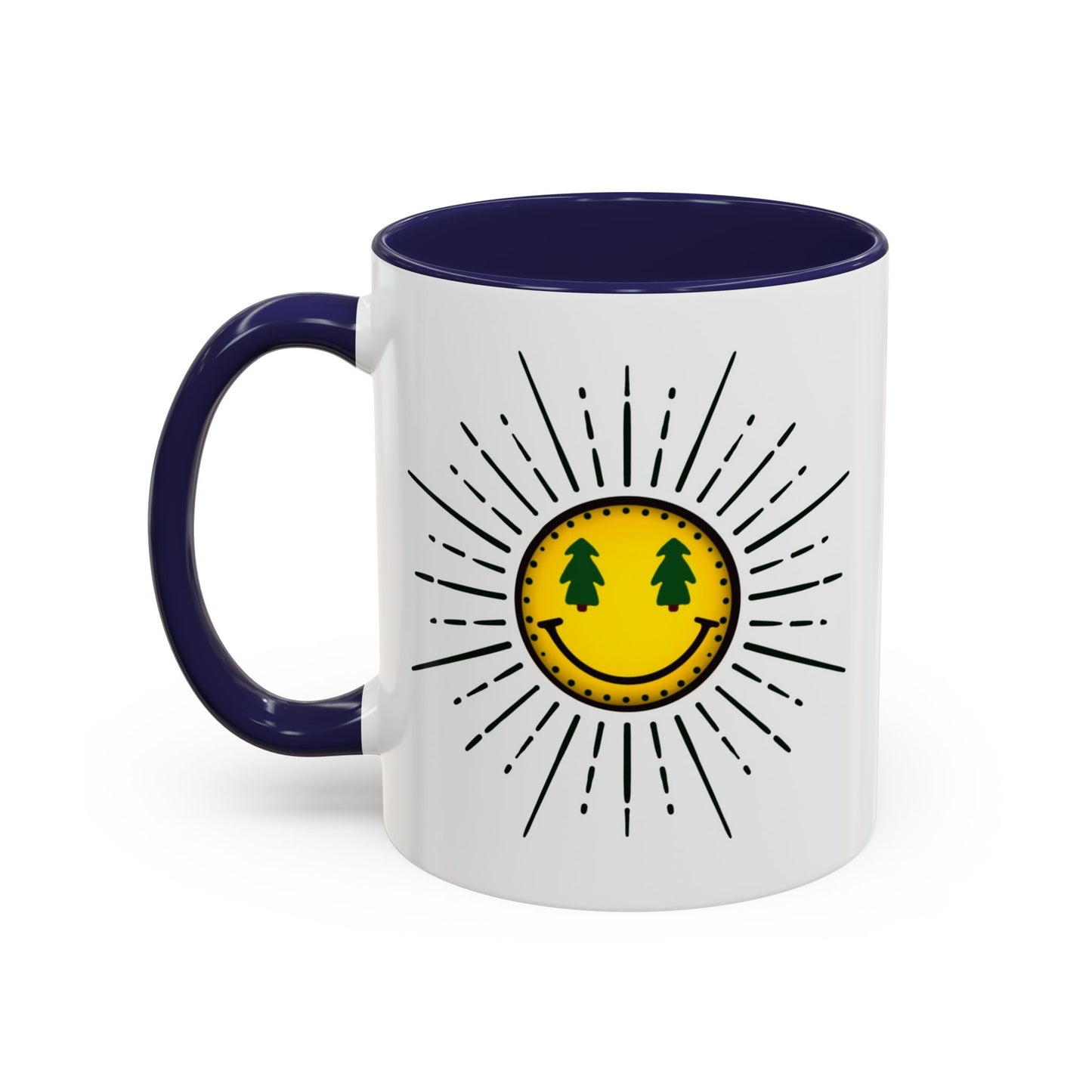 Two-Tone Accent Coffee Mug - Stylish Ceramic Mug for Coffee Lovers