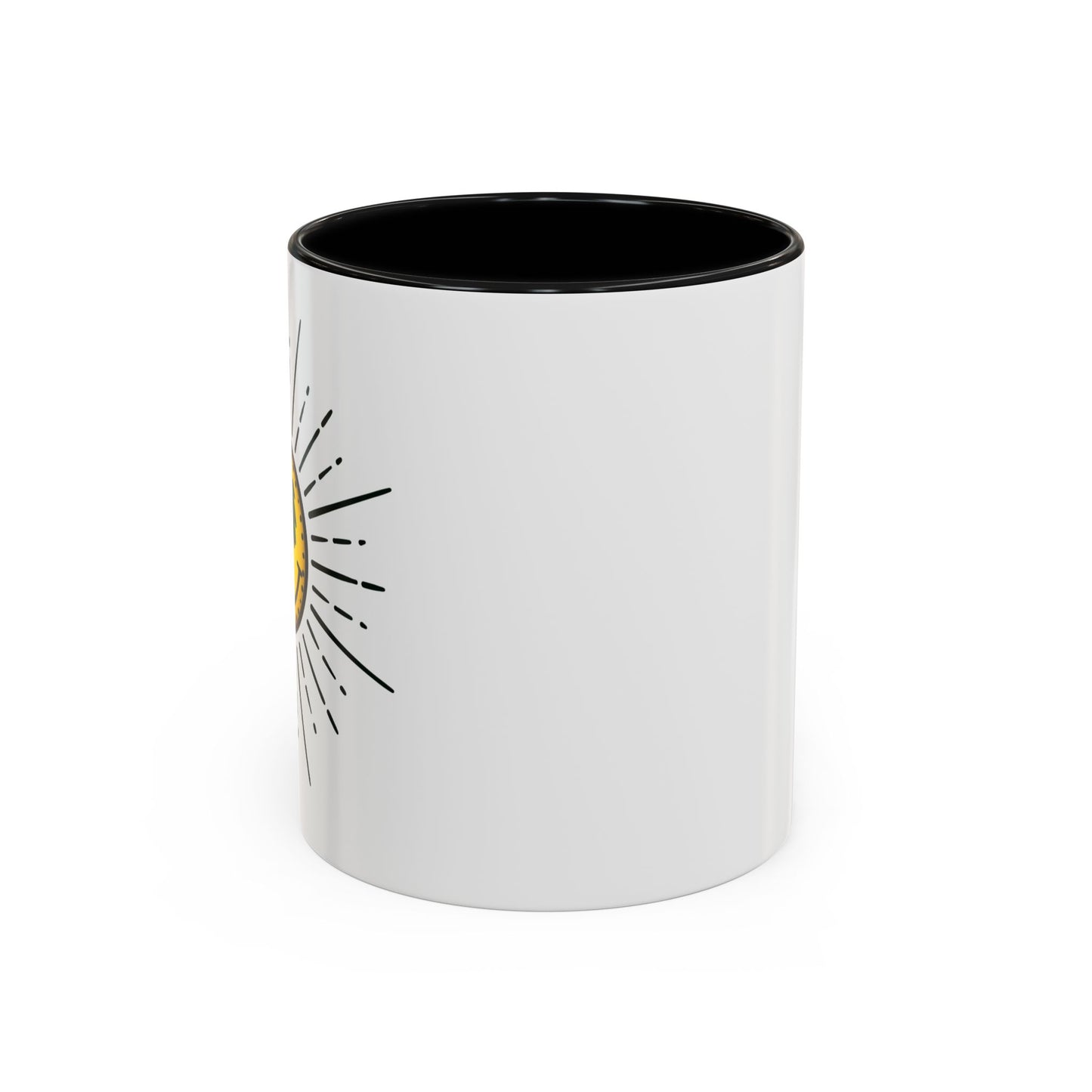 Two-Tone Accent Coffee Mug - Stylish Ceramic Mug for Coffee Lovers