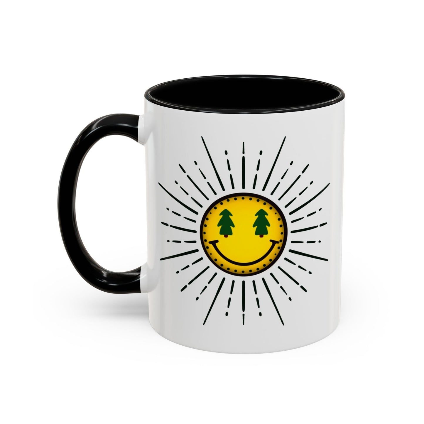 Two-Tone Accent Coffee Mug - Stylish Ceramic Mug for Coffee Lovers