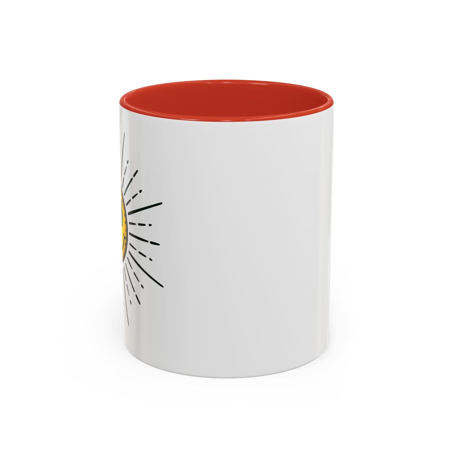 Two-Tone Accent Coffee Mug - Stylish Ceramic Mug for Coffee Lovers