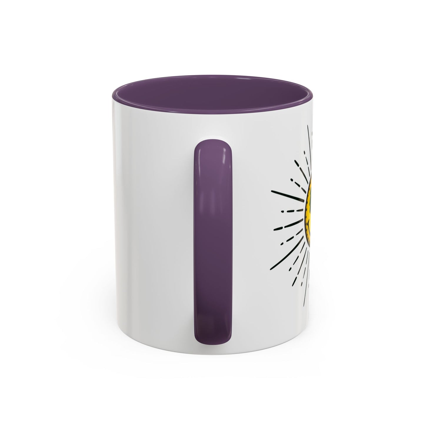 Two-Tone Accent Coffee Mug - Stylish Ceramic Mug for Coffee Lovers
