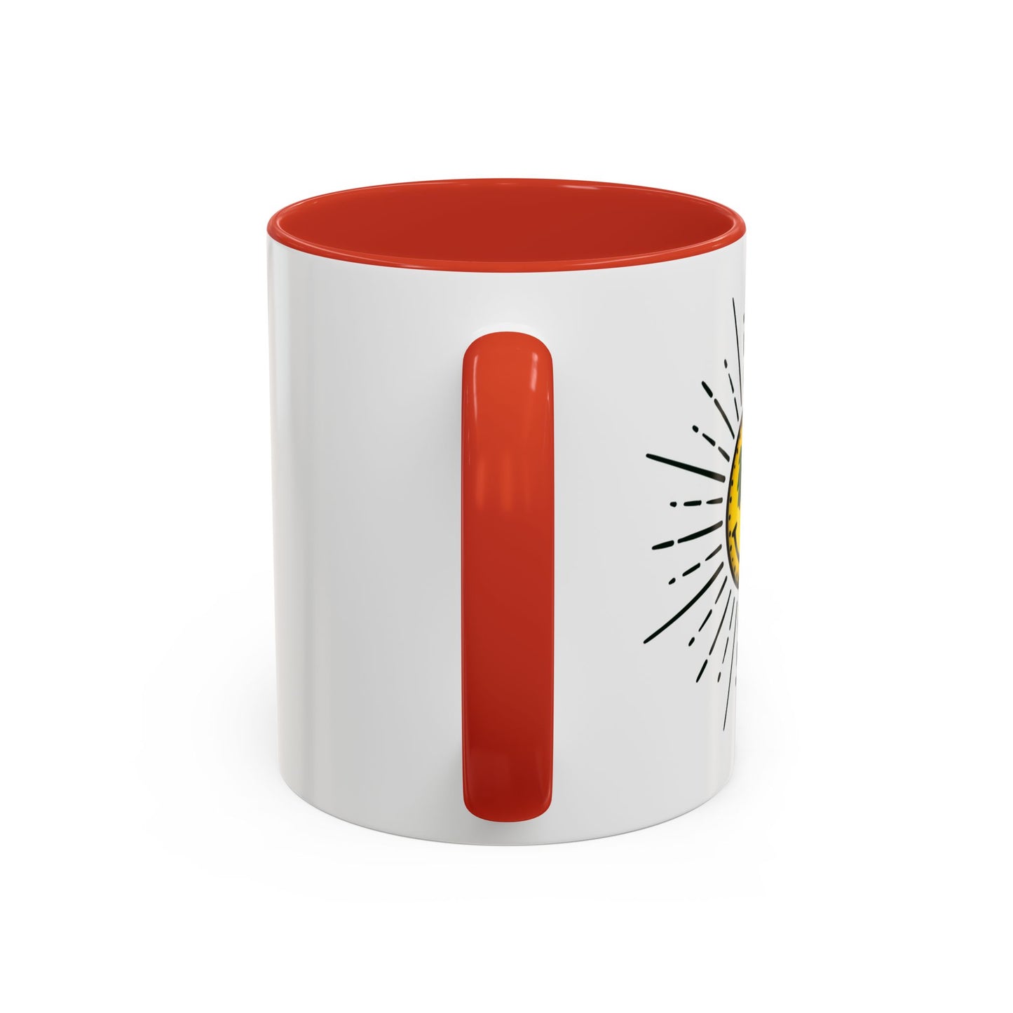 Two-Tone Accent Coffee Mug - Stylish Ceramic Mug for Coffee Lovers