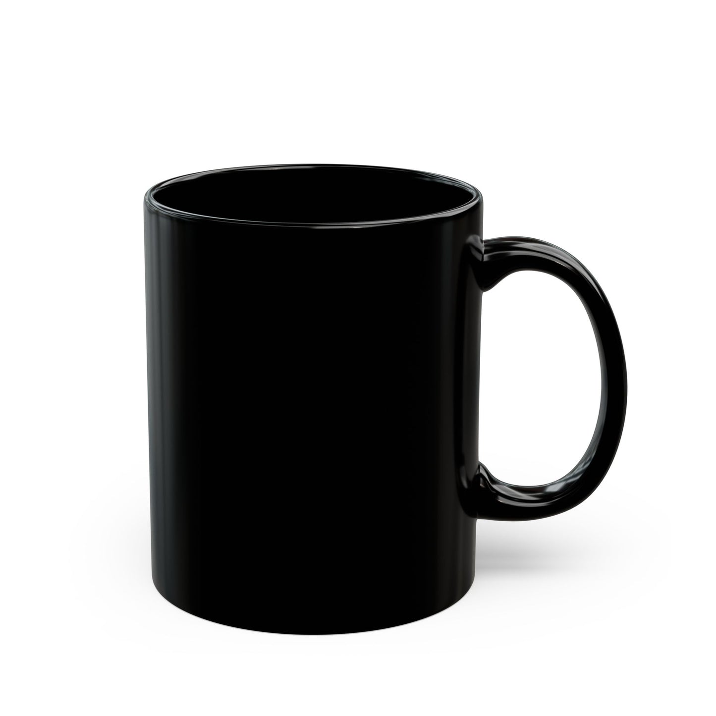 Tree Hugger Black Mug - Eco-Friendly Ceramic Mug