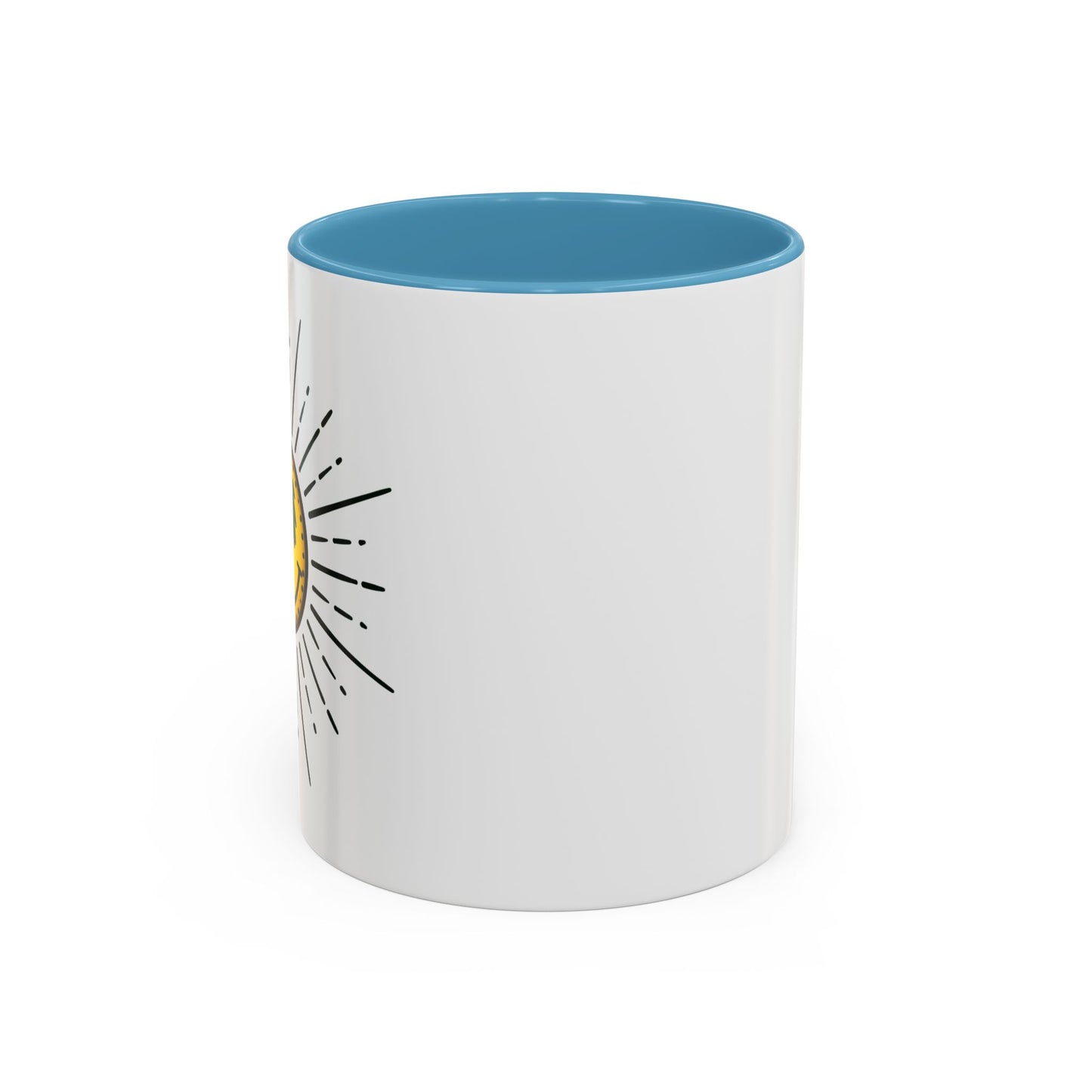 Two-Tone Accent Coffee Mug - Stylish Ceramic Mug for Coffee Lovers