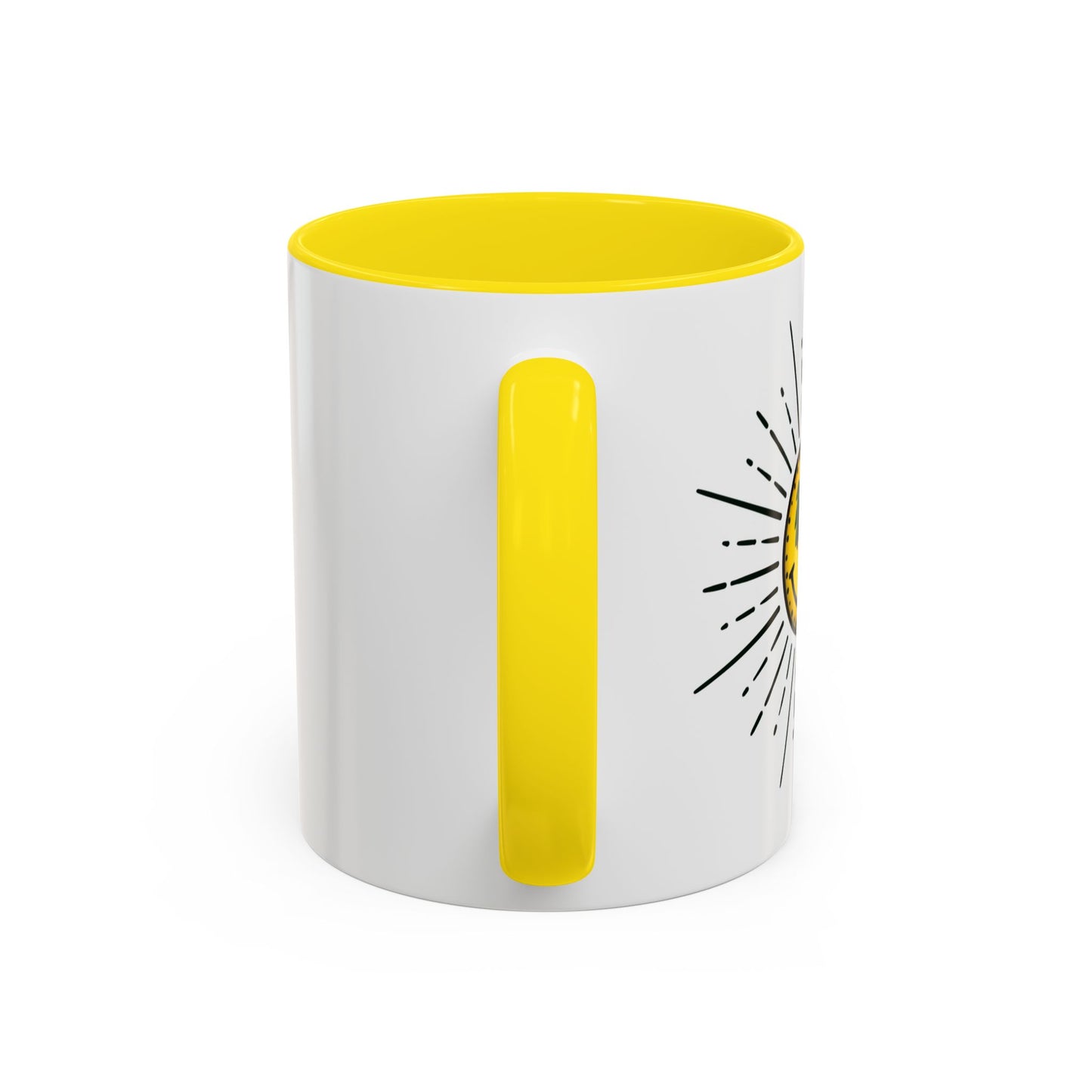 Two-Tone Accent Coffee Mug - Stylish Ceramic Mug for Coffee Lovers