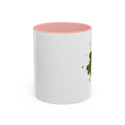 Tree Hugger Accent Coffee Mug - Eco-Friendly Ceramic Mug