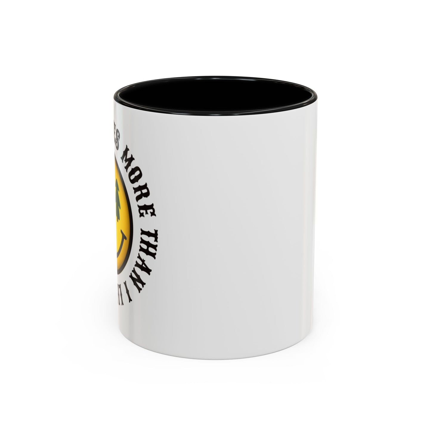 I Like Trees More Than I Like People Accent Coffee Mug (11, 15oz) #1