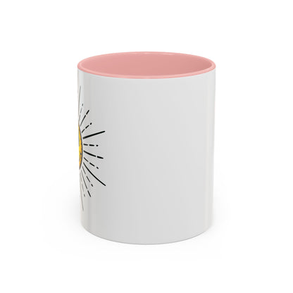 Two-Tone Accent Coffee Mug - Stylish Ceramic Mug for Coffee Lovers