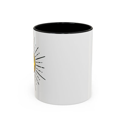 Two-Tone Accent Coffee Mug - Stylish Ceramic Mug for Coffee Lovers