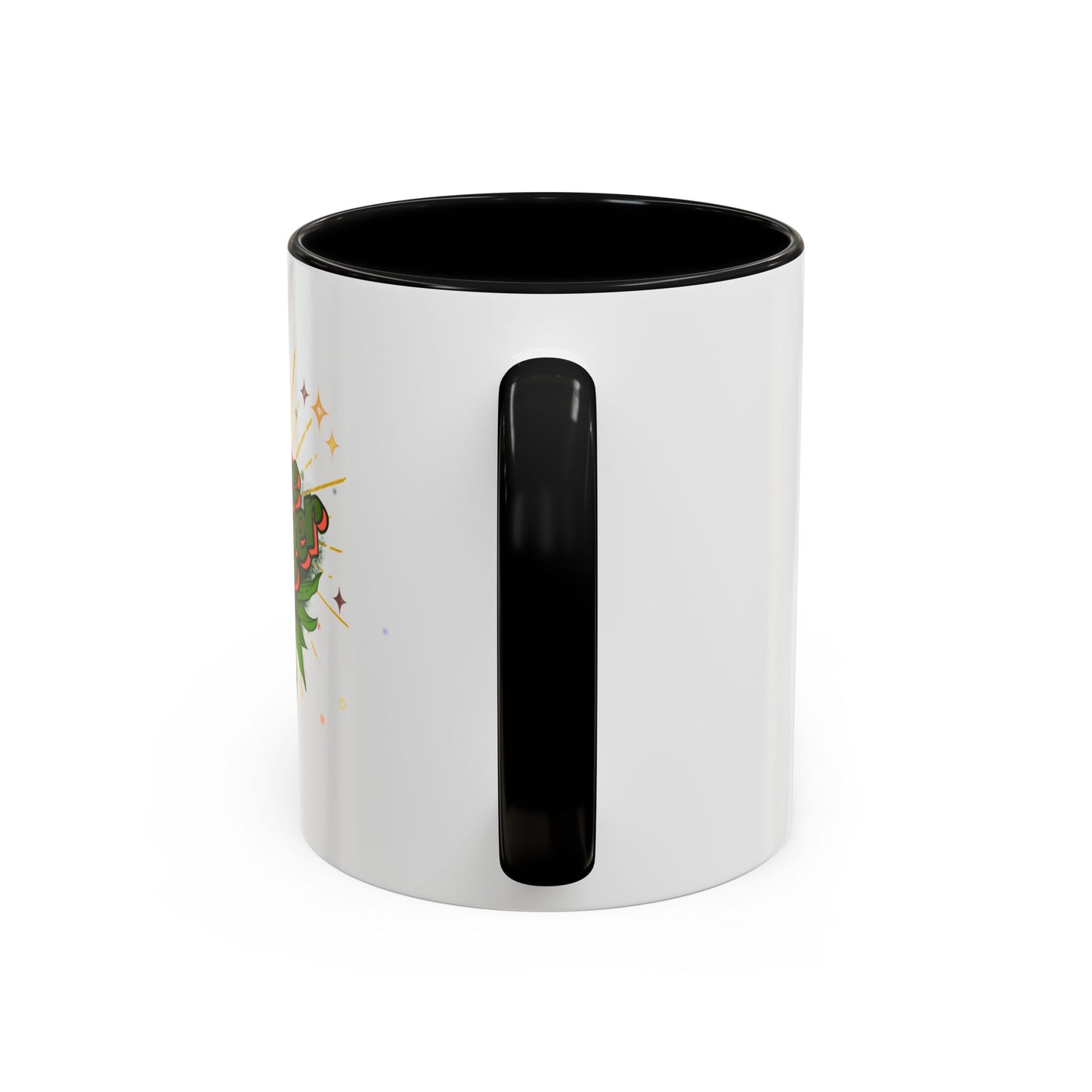 Tree Hugger Accent Coffee Mug - Eco-Friendly Ceramic Mug