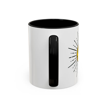 Two-Tone Accent Coffee Mug - Stylish Ceramic Mug for Coffee Lovers