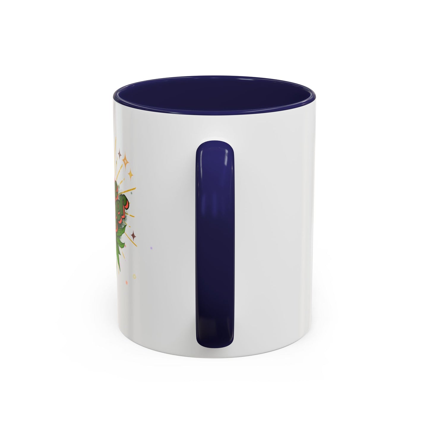 Tree Hugger Accent Coffee Mug - Eco-Friendly Ceramic Mug