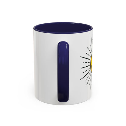 Two-Tone Accent Coffee Mug - Stylish Ceramic Mug for Coffee Lovers