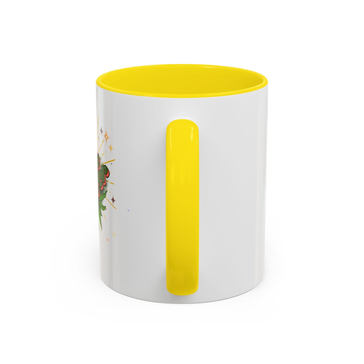 Tree Hugger Accent Coffee Mug - Eco-Friendly Ceramic Mug