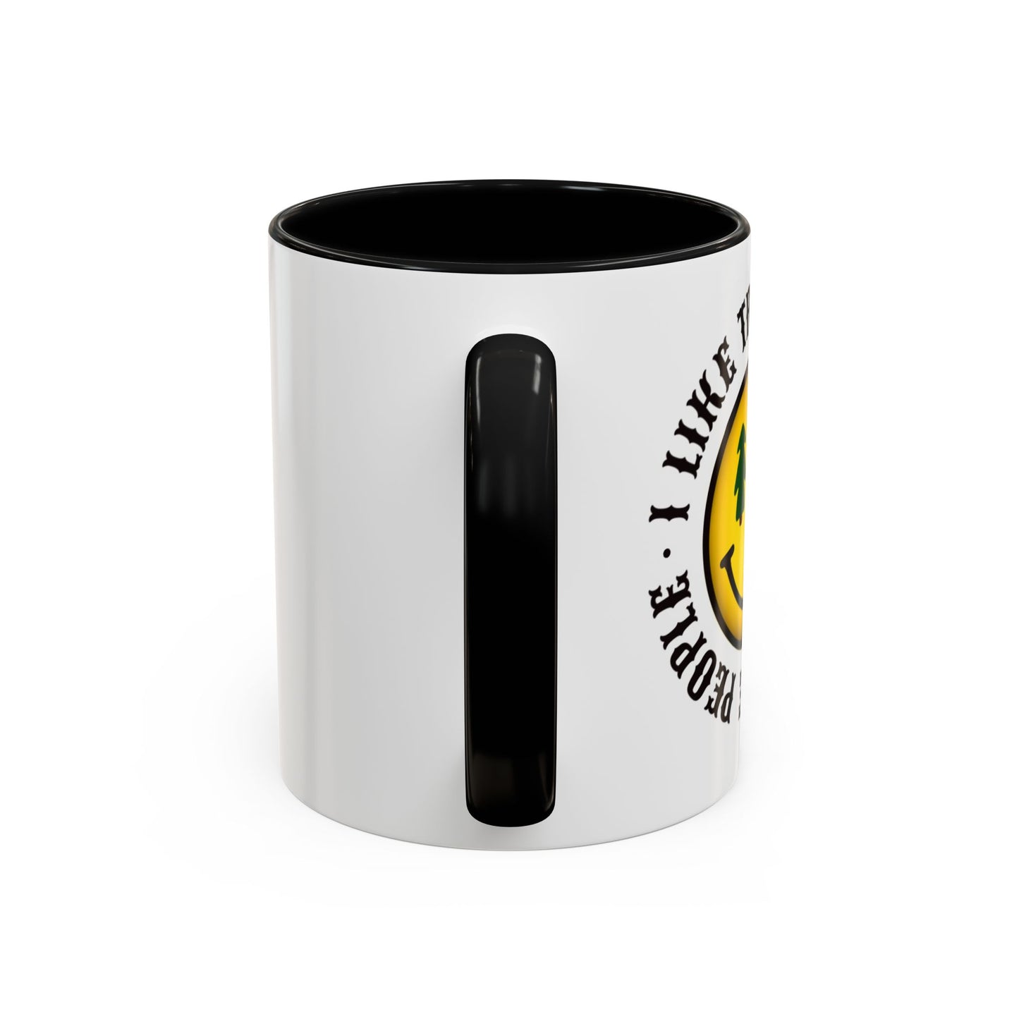 I Like Trees More Than I Like People Accent Coffee Mug (11, 15oz) #1