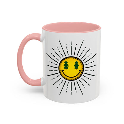 Two-Tone Accent Coffee Mug - Stylish Ceramic Mug for Coffee Lovers