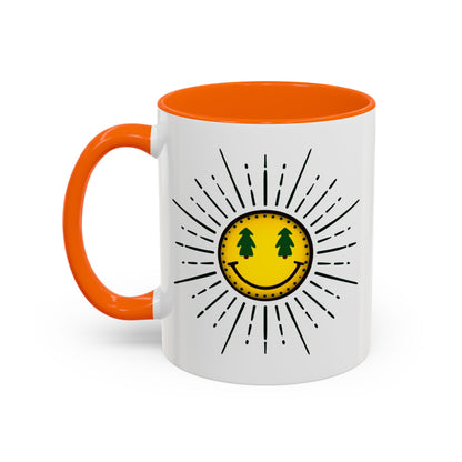 Two-Tone Accent Coffee Mug - Stylish Ceramic Mug for Coffee Lovers