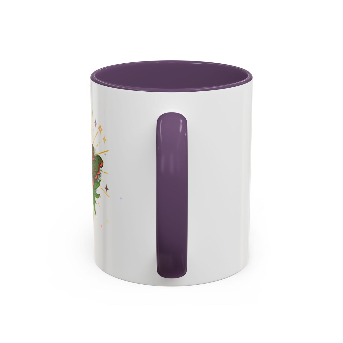 Tree Hugger Accent Coffee Mug - Eco-Friendly Ceramic Mug