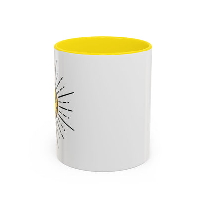 Two-Tone Accent Coffee Mug - Stylish Ceramic Mug for Coffee Lovers
