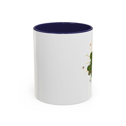 Tree Hugger Accent Coffee Mug - Eco-Friendly Ceramic Mug