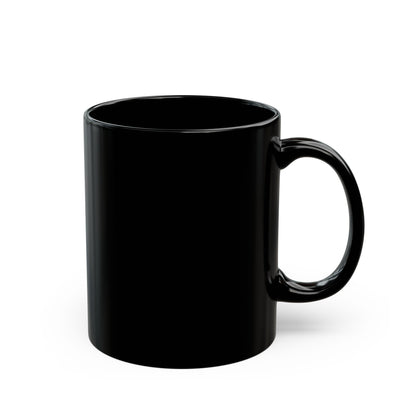 Tree Hugger Black Mug - Eco-Friendly Ceramic Mug