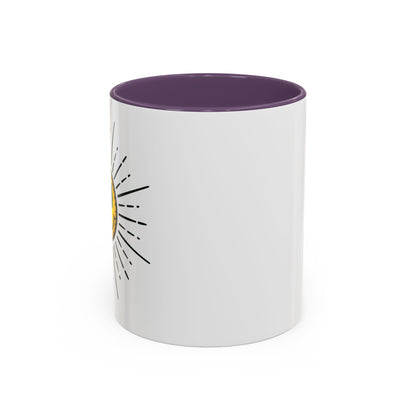 Two-Tone Accent Coffee Mug - Stylish Ceramic Mug for Coffee Lovers