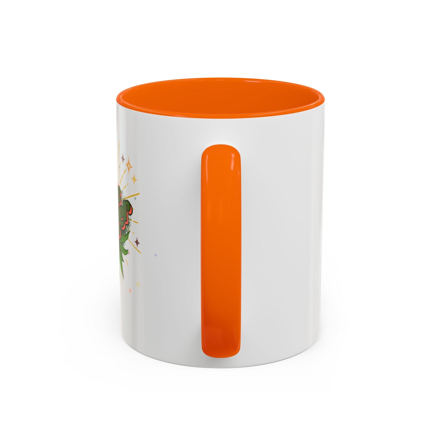 Tree Hugger Accent Coffee Mug - Eco-Friendly Ceramic Mug