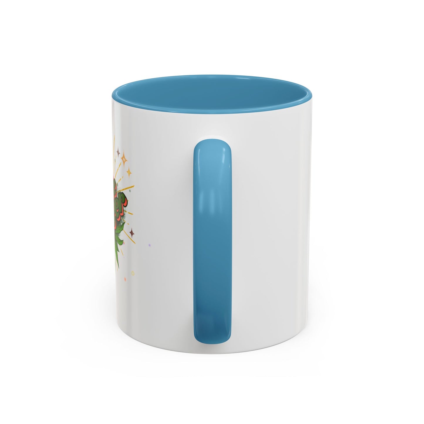 Tree Hugger Accent Coffee Mug - Eco-Friendly Ceramic Mug
