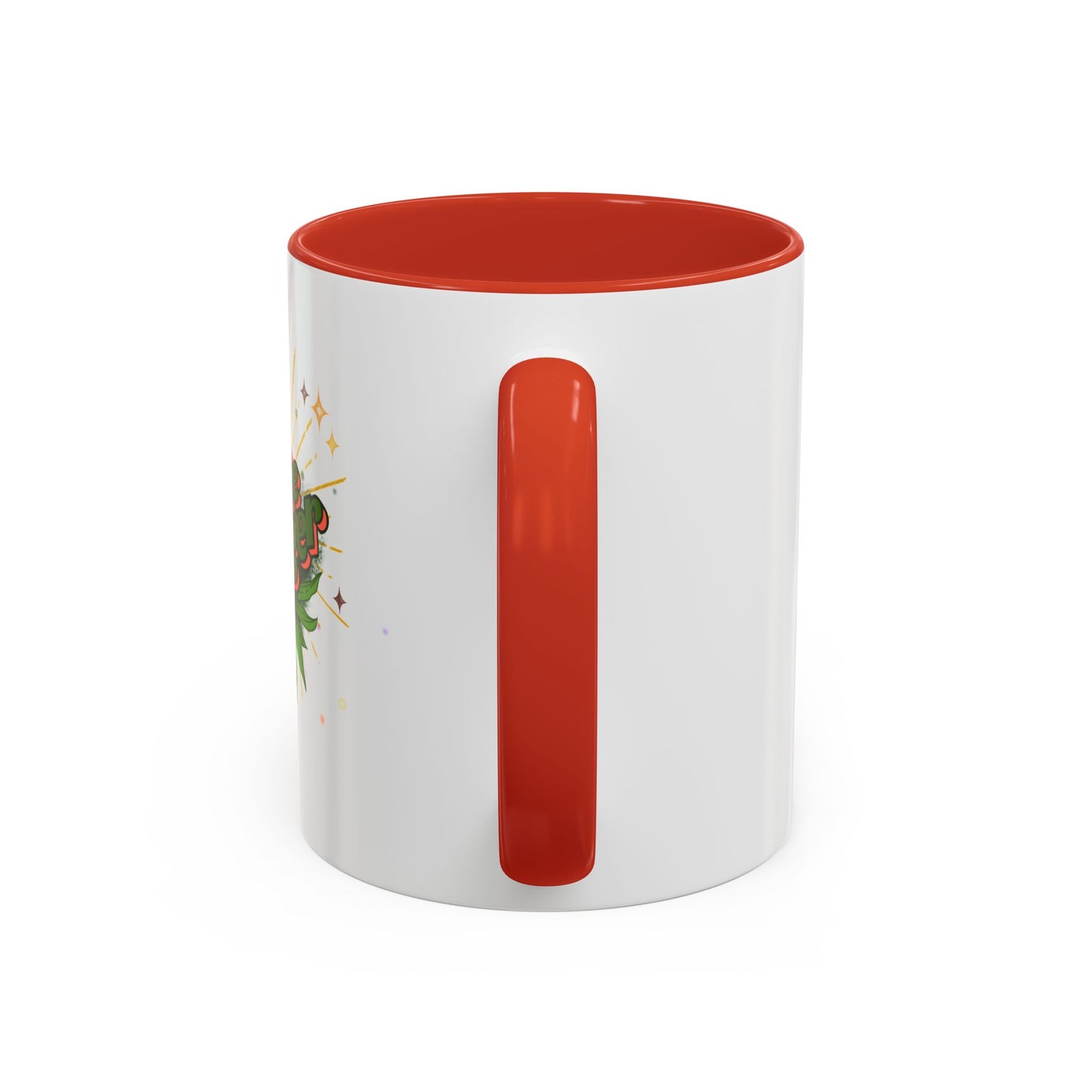 Tree Hugger Accent Coffee Mug - Eco-Friendly Ceramic Mug