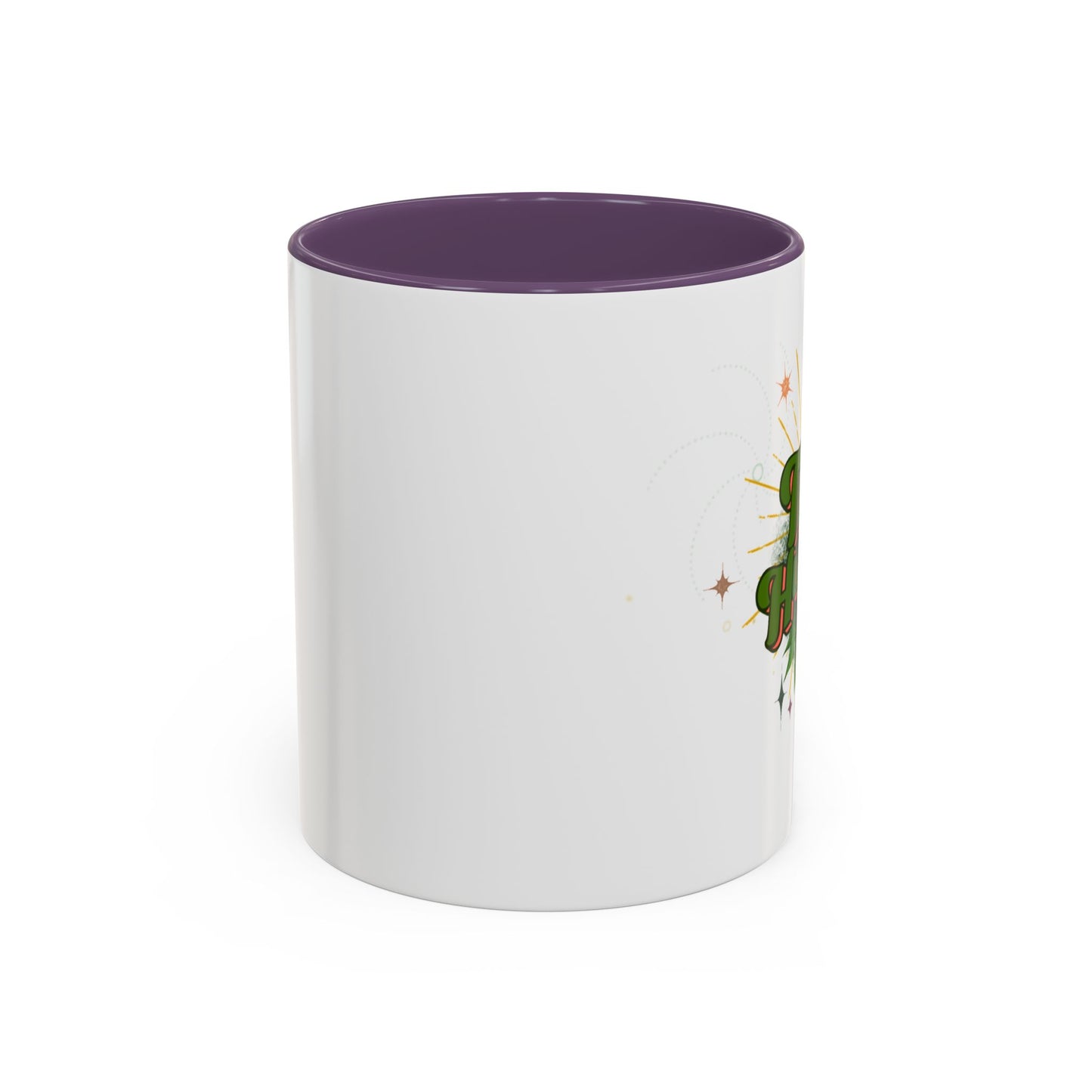 Tree Hugger Accent Coffee Mug - Eco-Friendly Ceramic Mug