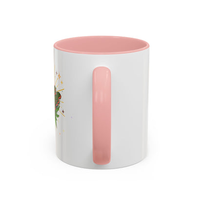 Tree Hugger Accent Coffee Mug - Eco-Friendly Ceramic Mug