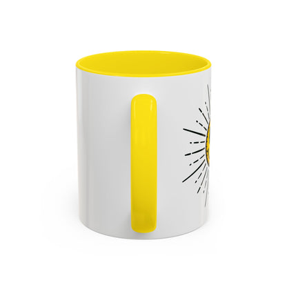 Two-Tone Accent Coffee Mug - Stylish Ceramic Mug for Coffee Lovers