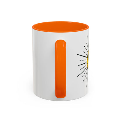 Two-Tone Accent Coffee Mug - Stylish Ceramic Mug for Coffee Lovers